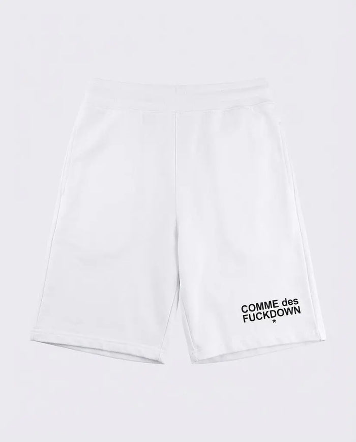 Comme Des Fuckdown | Pantaloncini con Logo | Colore Beige | Outlet Comme Des Fuckdown