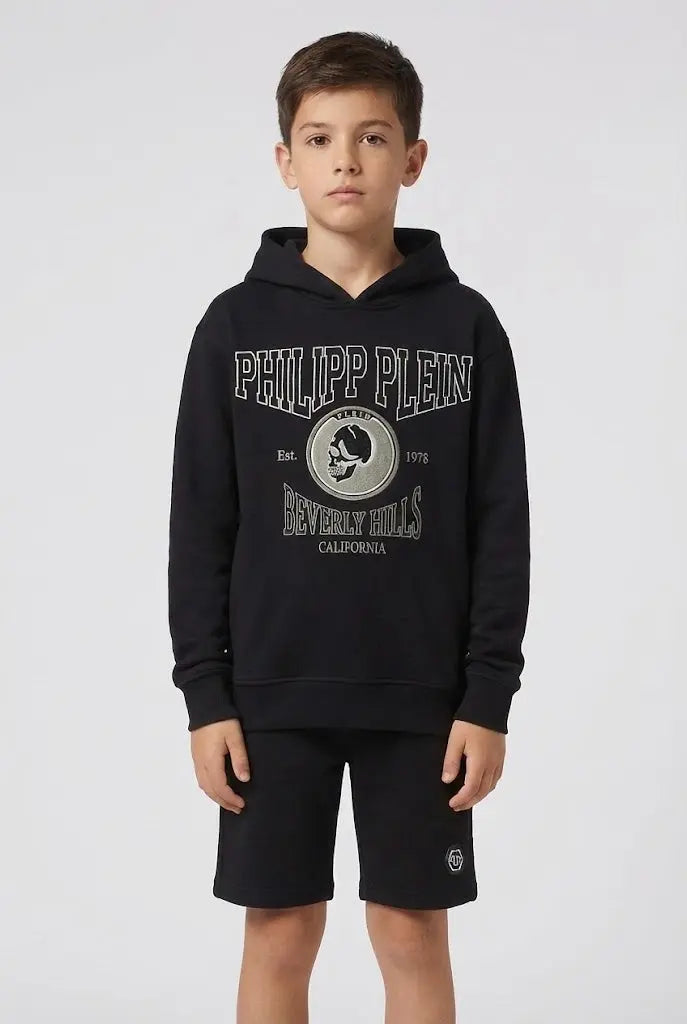 Felpa Philipp Plein | Logo Teschio | Nero Philipp Plein