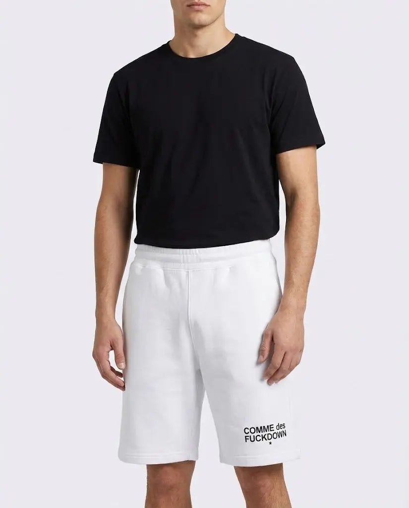 Comme Des Fuckdown | Pantaloncini con Logo | Colore Beige | Outlet Comme Des Fuckdown