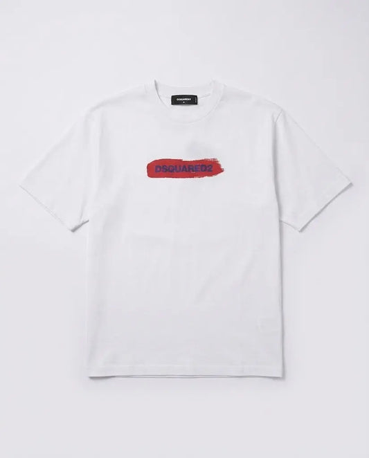 T Shirt Dsquared2 | Logo Frontale | Bianco Dsquared2