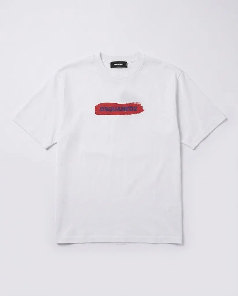 T Shirt Dsquared2 | Logo Frontale | Bianco Dsquared2