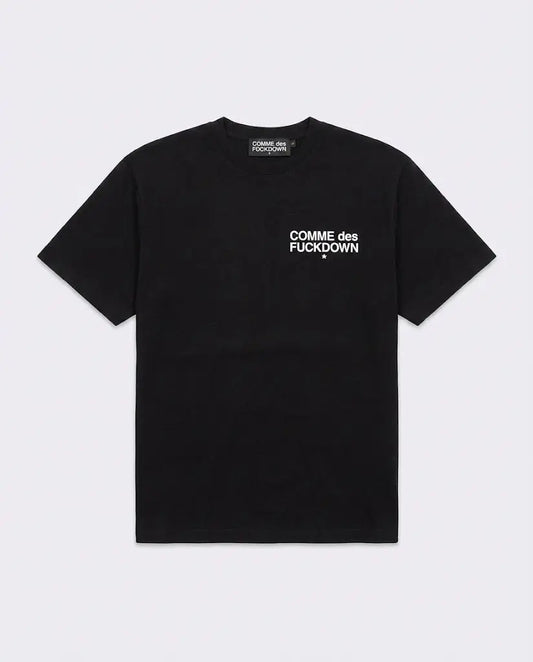 Comme Des Fuckdown | Maglietta con Logo | Colore Nero | Outlet Comme Des Fuckdown