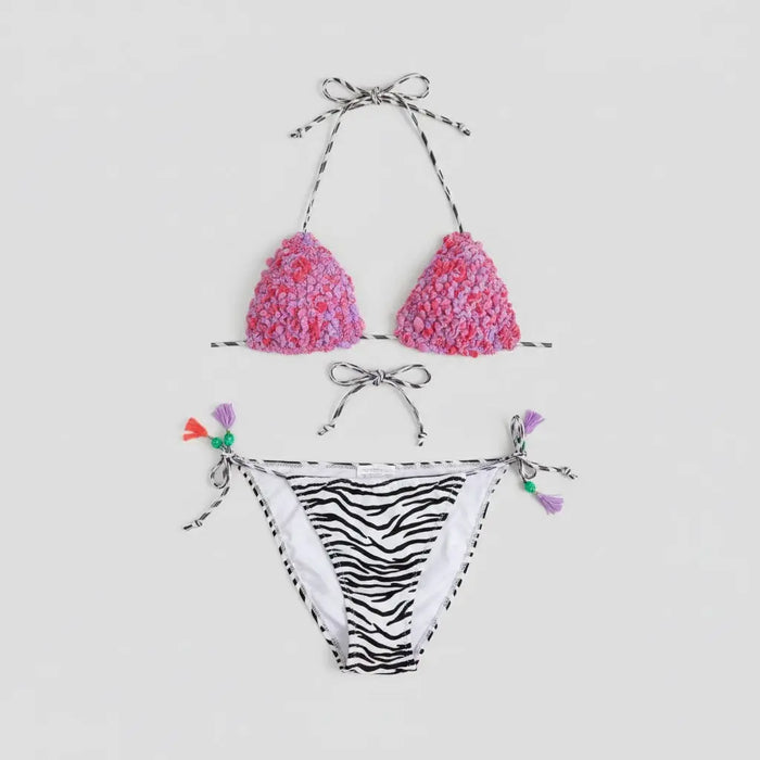 Bikini Effek | Costumi Donna | Zebrato | Costume da Bagno F**K | Outlet Effek