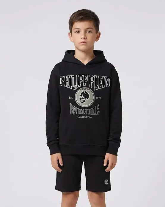 Felpa Philipp Plein | Logo Teschio | Nero Philipp Plein