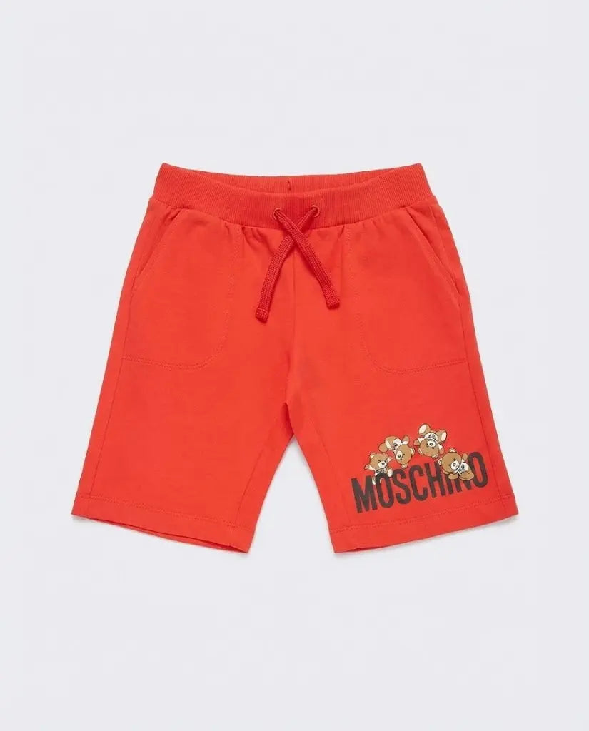 Pantaloncini Moschino Kids | Unisex | Logo Moschino Toy | Rosso Moschino Kids