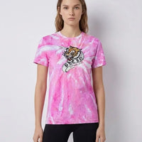 T Shirt Philipp Plein | Tigre Tie Dye | Fucsia Philipp Plein