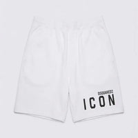 Pantaloncini Dsquared2 | Bermuda Unisex | Logo Icon | Bianco Dsquared2