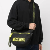 Marsupio Moschino Uomo | Modello Uomo con Logo | Nero Moschino