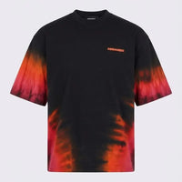 T Shirt Dsquared2 | Oversize | Tie Dye | Nero Dsquared2