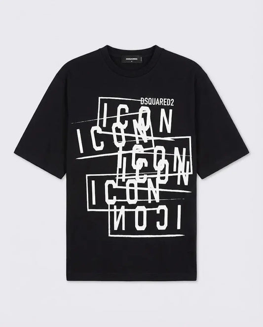 T Shirt Dsquared2 | Logo Icon | Nero Dsquared2