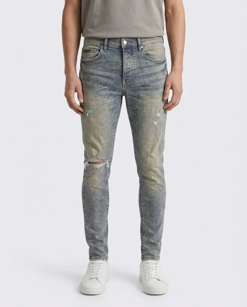 Jeans Purple Brand Uomo | Effetto Slavato Purple