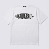 T Shirt Dsquared2 | Logo Cerchio | Bianco Dsquared2
