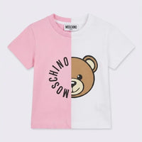Moschino Bambina Neonata | T Shirt Rosa e Bianca | Moschino Kids Outlet Moschino Kids Neonato