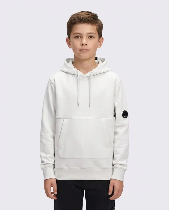 Felpa CP Company | Cappuccio | Bianco | Outlet CP Company