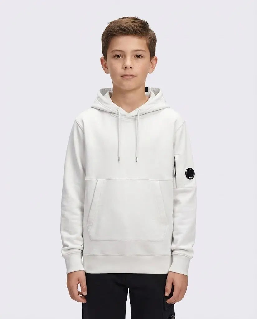 Felpa CP Company | Cappuccio | Bianco | Outlet CP Company