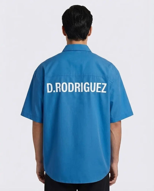 Camicia Uomo Diego Rodriguez | Modello Oversize | Azzurro Diego Rodriguez