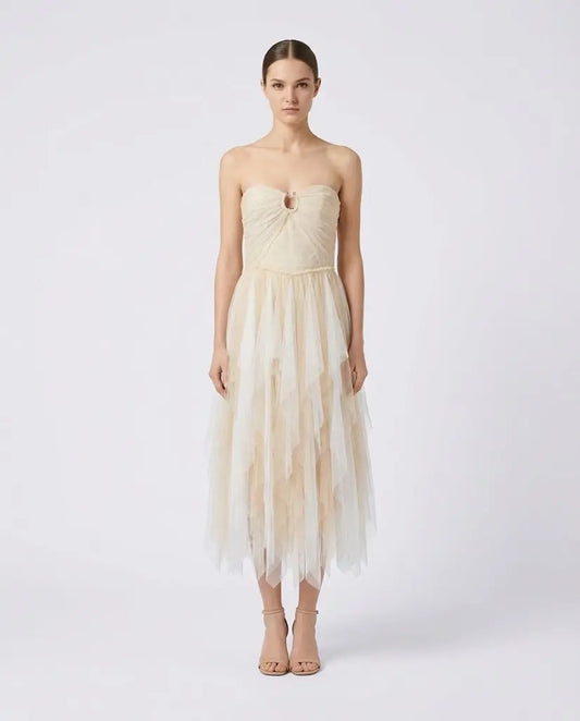 Abito Aniye By Donna | Vestito Corto | Tulle Bianco Aniye By