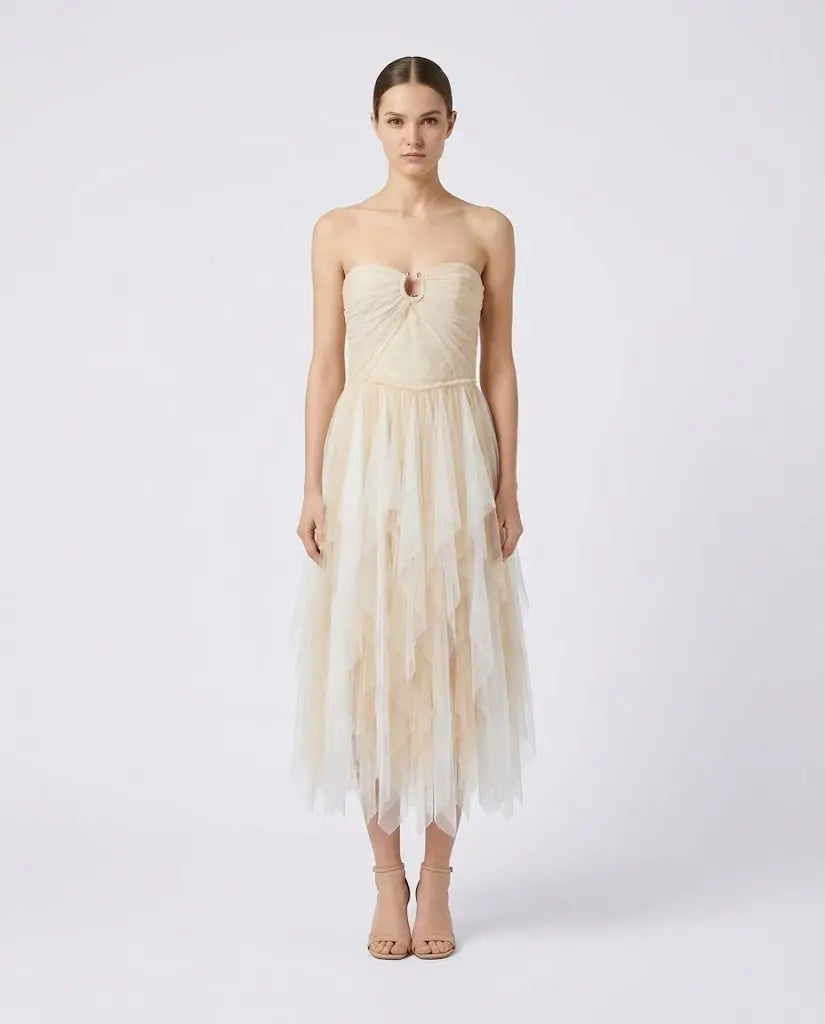 Abito Aniye By Donna | Vestito Corto | Tulle Bianco Aniye By