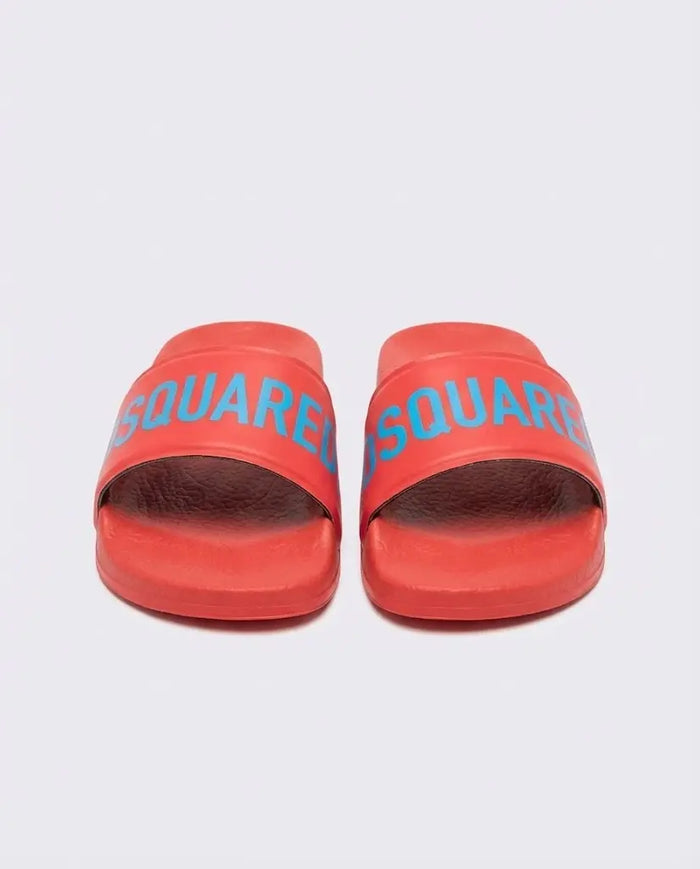 Ciabatte Dsquared2 | Logo | Rosso | Accessori Dsquared2