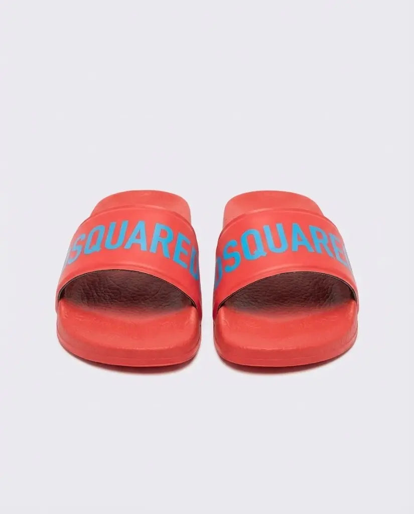 Ciabatte Dsquared2 | Logo | Rosso | Accessori Dsquared2