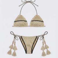 Bikini Effek | Costumi Donna | Oro | Costume da Bagno F**K | Outlet Effek