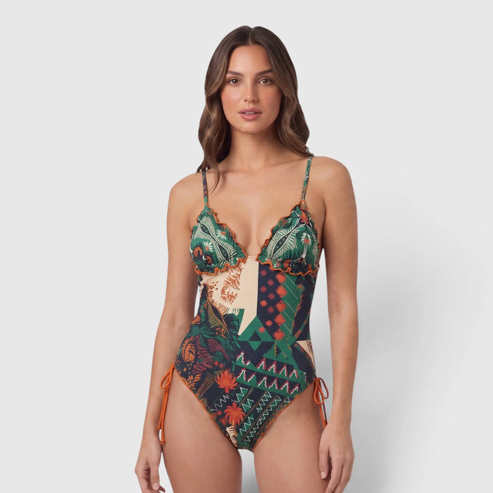 Costume Effek Donna | Modello Intero | Fantasia Verde | Costumi F**K | Outlet Effek
