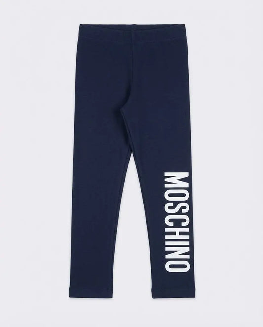 Leggings Moschino Kids | Ragazza Donna | Logo Moschino | Blu Moschino Kids