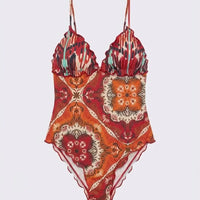 Costume Effek Donna | Modello Intero | Fantasia Rosso | Costumi F**K | Outlet Effek