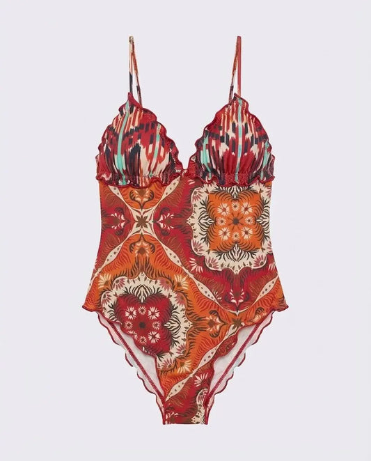 Costume Effek Donna | Modello Intero | Fantasia Rosso | Costumi F**K | Outlet Effek