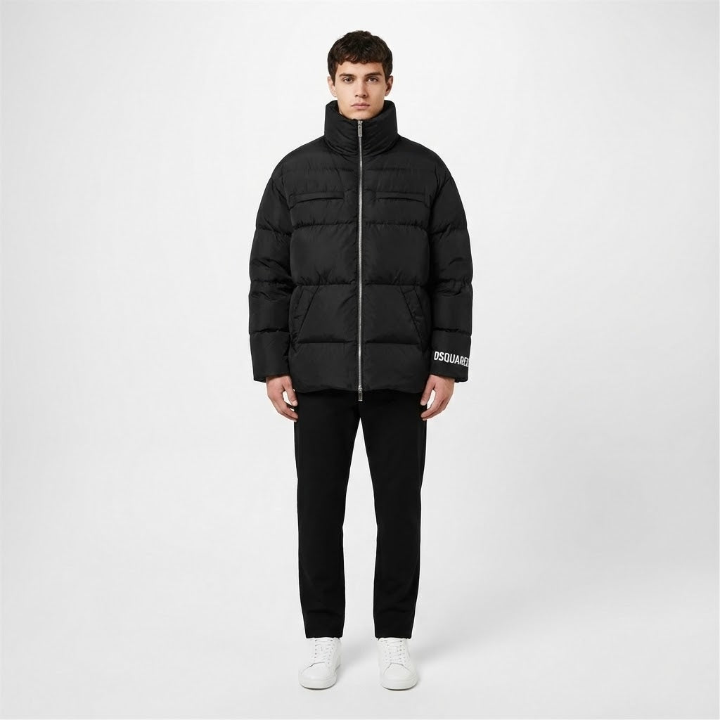 Piumino Dsquared2 | Giubbotto Modello Oversize | Nero Dsquared2