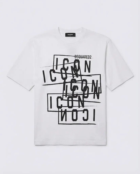 T Shirt Dsquared2 | Logo Icon | Bianco Dsquared2