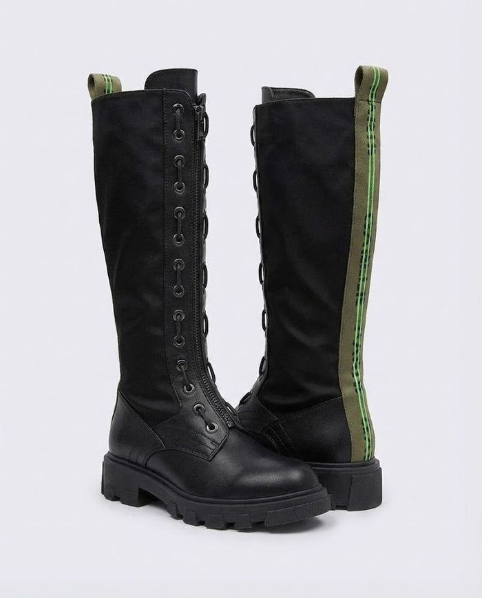 Stivale Gaëlle Paris combat boots Gaelle Paris