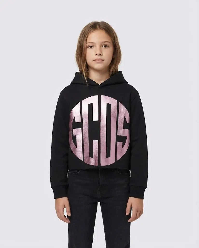 FELPA CGDS LOGO GIRL CROP GCDS