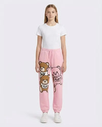 Pantaloni Moschino Kids | Unisex | Logo Orsetti Toy | Rosa Moschino Kids