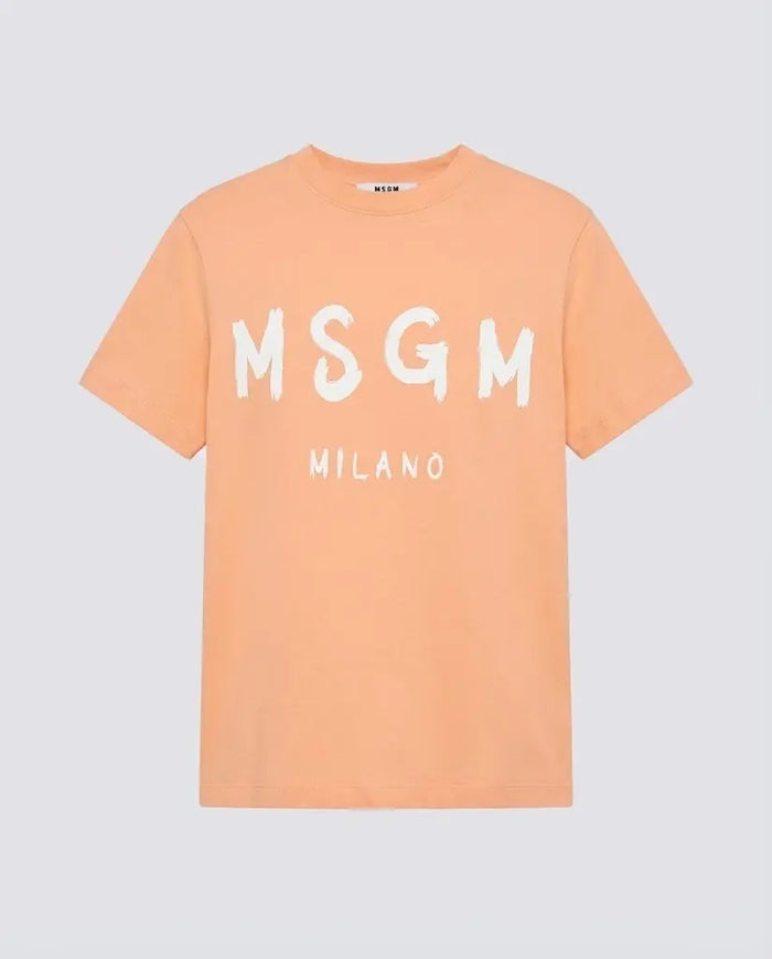 T Shirt Msgm | Modello Unisex | Logo | Pesca MSGM