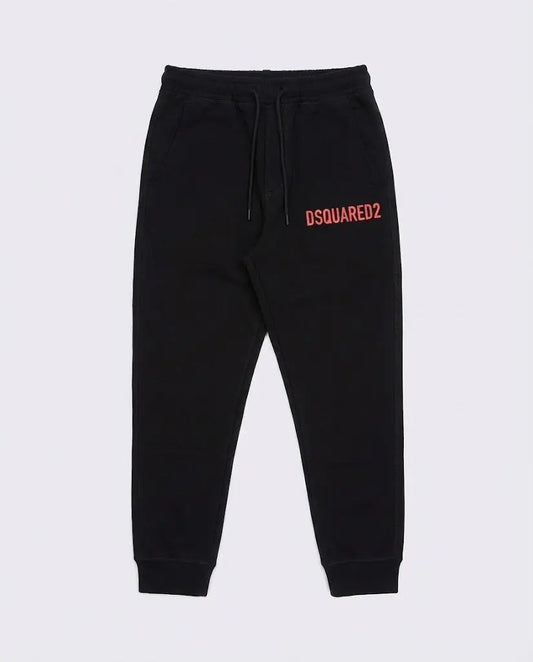 Pantaloni Dsquared2 | Logo DSQ2 | Nero | Outlet Dsquared2