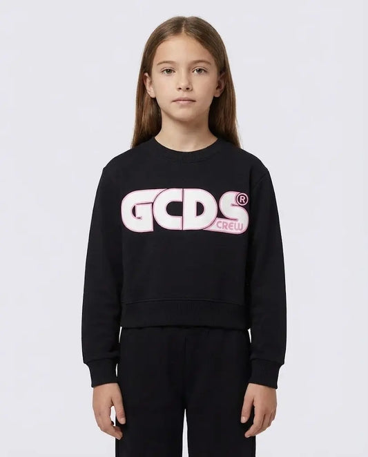 FELPA GCDS BASIC22 NERO GCDS