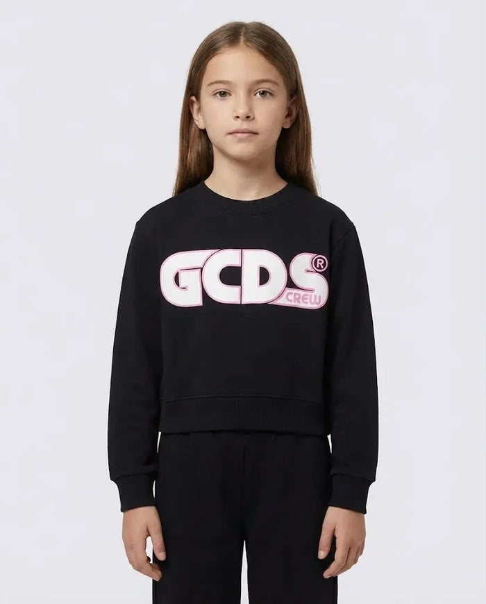 FELPA GCDS BASIC22 NERO GCDS