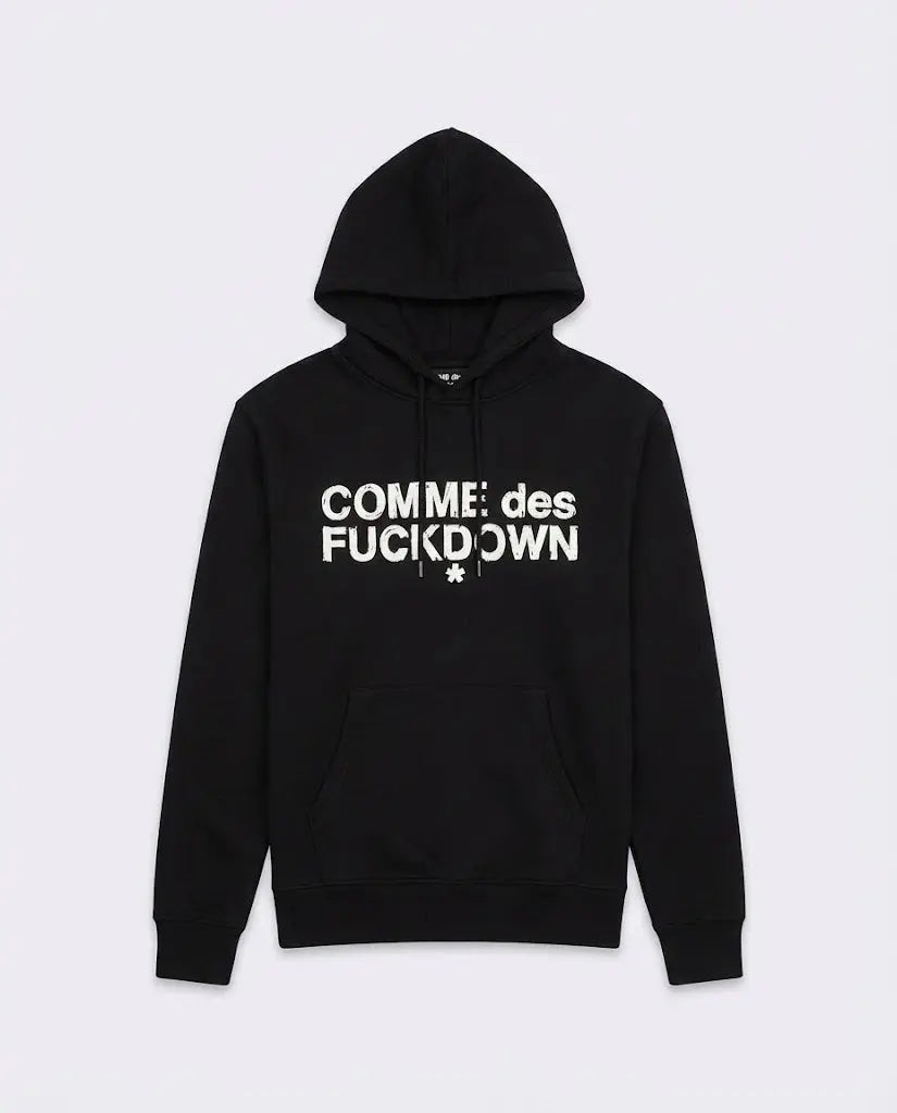 Comme Des Fuckdown | Felpa con Logo | Colore Nero | Outlet Comme Des Fuckdown