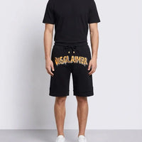 Pantaloncini Disclaimer Uomo | Logo | Nero Disclaimer