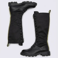 Stivale Gaëlle Paris combat boots Gaelle Paris