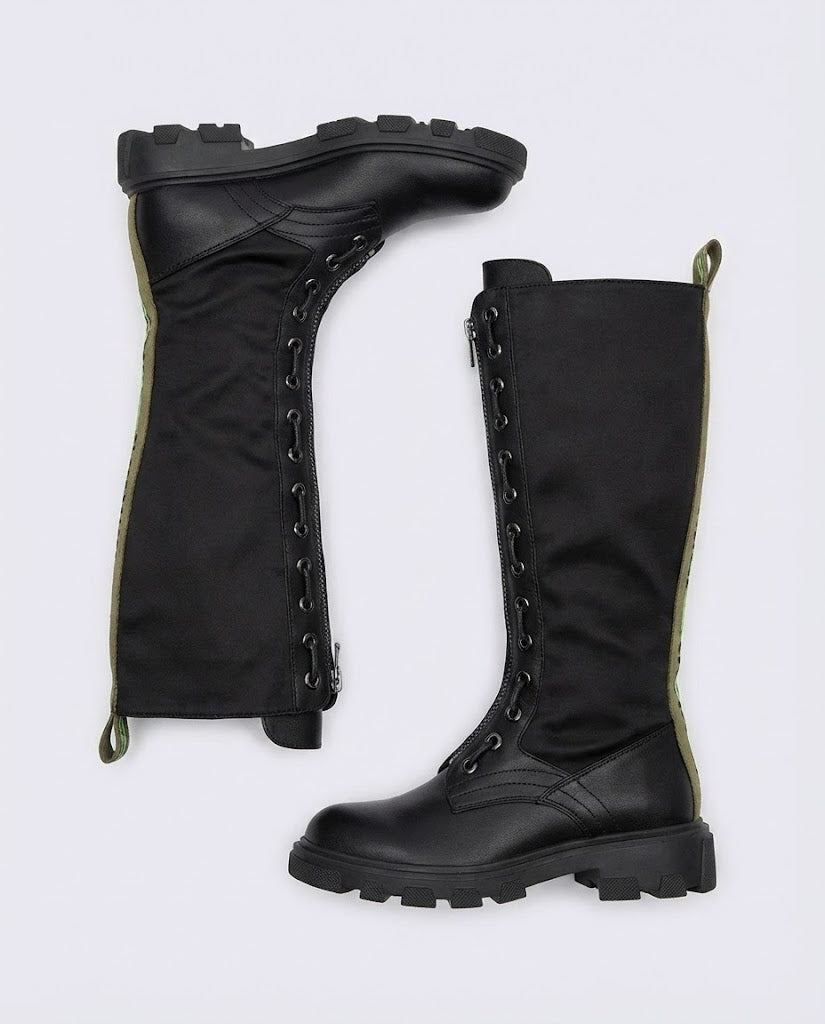 Stivale Gaëlle Paris combat boots Gaelle Paris