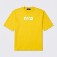 T Shirt Dsquared2 | Mini Logo DSQ2 | Giallo Dsquared2