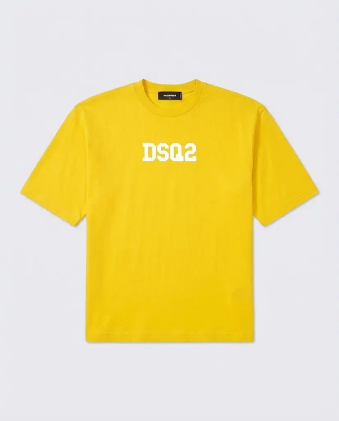 T Shirt Dsquared2 | Mini Logo DSQ2 | Giallo Dsquared2