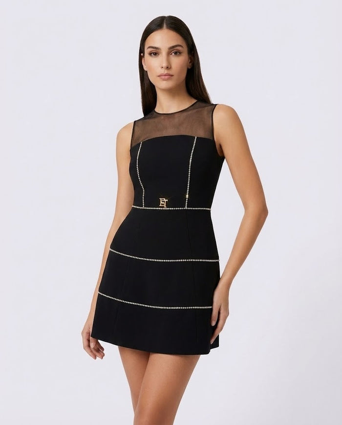 Abito Elisabetta Franchi | Donna e Bambina | Nero Elegante Elisabetta Franchi