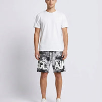 Pantaloncini Disclaimer Uomo | Tie Dye | Nero Disclaimer