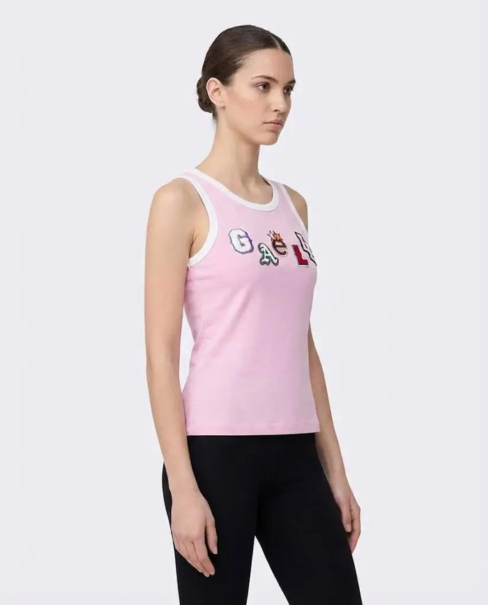 Canottiera Gaelle Donna Basket Rosa Gaelle Paris