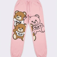Pantaloni Moschino Kids | Unisex | Logo Orsetti Toy | Rosa Moschino Kids