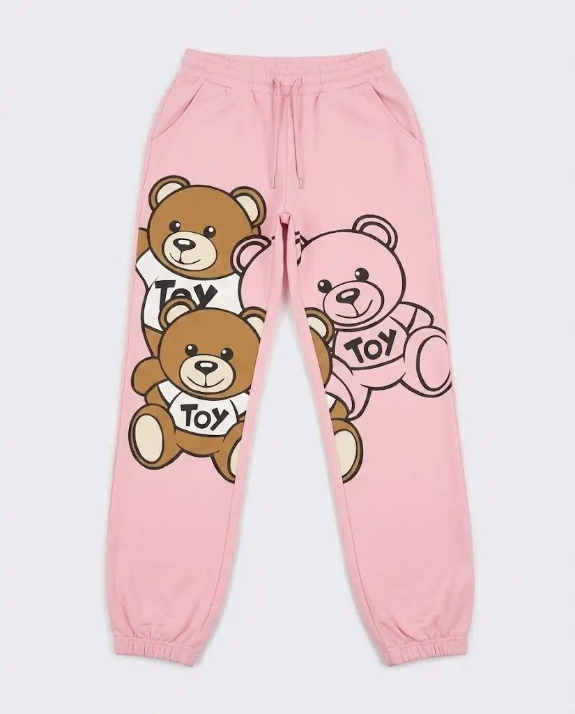 Pantaloni Moschino Kids | Unisex | Logo Orsetti Toy | Rosa Moschino Kids