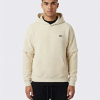 Felpa Diego Rodriguez Oversize con Cappuccio Panna Diego Rodriguez